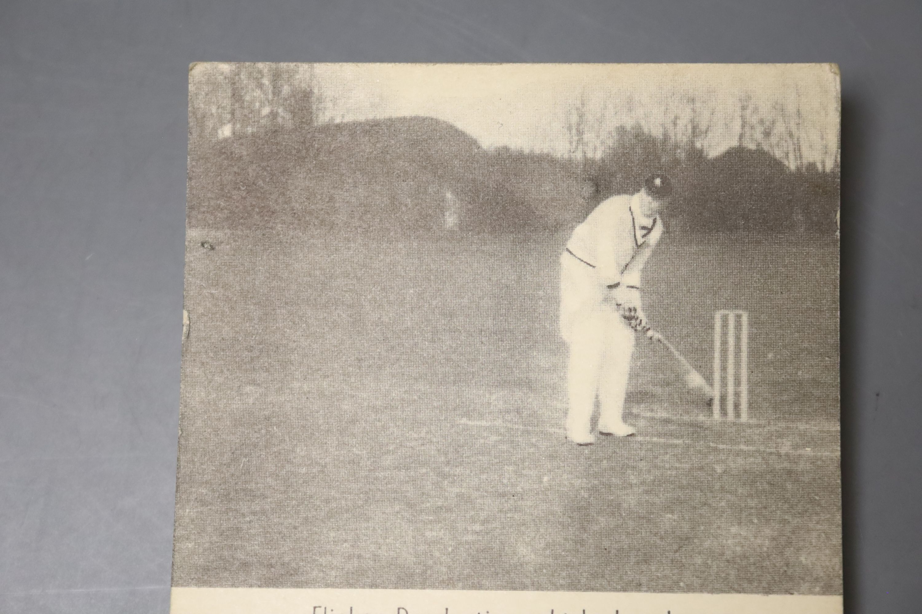 Frank Woolley's Cricket School, two flick books, 'Square Cut and Walking Shot' and 'Pull to Leg and Forcing Shot off the Back Foot to the Off'
